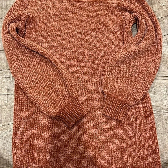 Vici - Redish Orange - Sweater Tunic - Size Small - Gently Used!! - Picture 6 of 10